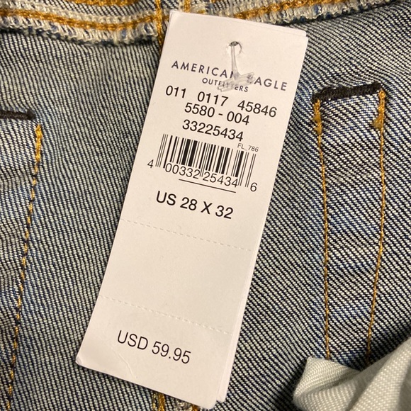 American Eagle Airflex Slim Dark Shadow Jeans size 28-32 brand new with tag - Picture 8 of 12